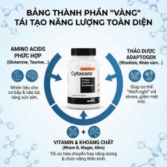 Viên Uống Giảm Mệt Mỏi Căng Thẳng NHCO Cytocore 56 Viên – Tăng Sức Bền Thể Chất & Tinh Thần