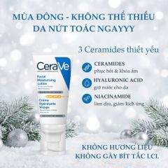 Kem Dưỡng Ẩm CERAVE FACIAL MOISTURIZING LOTION AM SPF30 _ 52ml (kem ngày )
