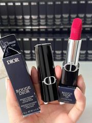 Son môi Dior Rouge Dior màu 784 Rouge Rose Velvet đỏ hồng