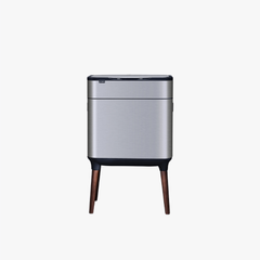 Thùng rác cảm ứng ELPHECO nắp inox 20 L có thùng rác rời bên trong, có chân & khử mùi ozone