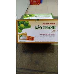 Bảo Thanh viên ngậm không đườngvỉ 5 viên bổ phế, trừ ho, hóa đờm ann toànn cho người kiêng đường