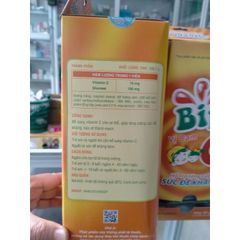 Viên ngậm vitamin C Bipp vị Cam hỗ trợ tăng cường sức đề kháng, bảo vệ thành up mạch gói/10 viên
