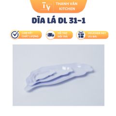 Dĩa Lá DL 31 - Đồ Gia Dụng Nhà Bếp Chất Liệu Nhựa Melamine Kích Thước 28.3 x 11.7 x 1.4 cm, Thích Hợp Trang Trí Bàn Ăn (TV860)