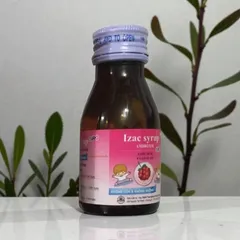 Siro ho Izac Syrup Chai 60ml – Hỗ Trợ Giảm Ho long đờm Tiêu Chất Nhầy Đường Hô Hấp