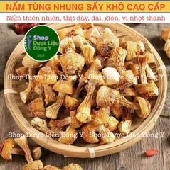 Nấm Tùng Nhung Khô 100g - Nấm Quý Tự Nhiên Dùng Trong Canh, Lẩu, Giúp Phục Hồi Sức Khỏe, An Toàn Vệ Sinh Thực Phẩm