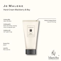 (Chai 50ml) Kem Dưỡng Da Tay Jo Malone Blackberry And Bay Hand Cream Chính Hãng