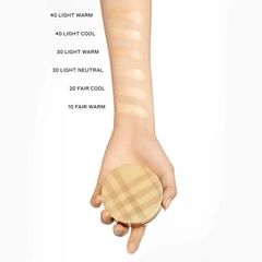 (Màu 10) Phấn Nước Burberry Ultimate Glow Cushion Tone 10 Fair Warm, 15g Chính Hãng