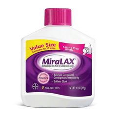 MiraLAX Gentle Constipation Relief Laxative Powder Bột uống nhuận tràng 765g 651028