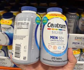 CENTRUM SILVER MEN 50+ 275 viên của Mỹ GIÚP BỔ SUNG VITAMIN VÀ KHOÁNG CHẤT