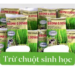 5 gói diệt chuột sinh học broma dạng lúa, gói 50 gam