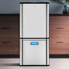 Thùng rác cảm ứng 3 ngăn CCKO CK9922 dung tích 38L cao cấp