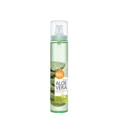 Xịt khoáng dưỡng ẩm da chiết xuất từ lô hội Hàn Quốc Welcos aloevera moisture real soothing gel mist 125ml