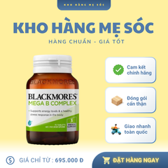 Viên uống bổ sung vitamin B tổng hợp Blackmores Mega B Complex của Úc - MẸ SÓC