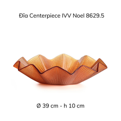 Đĩa Noel Centerpiece Red Glitter 39cm IVV