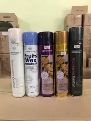 Gôm (keo) xịt tóc tạo kiểu cứng giữ nếp lâu Mugens Hair Spayr 300ml