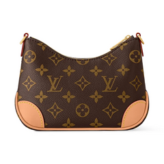(Fullbox) Túi Xách Tay Nữ Louis Vuitton LV Nano Boulogne M25519 Màu Nâu Be Chính hang