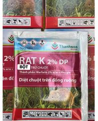 Combo gói bột diệt chuột Rat K 2%DP Thanh Sơn, hàng việt nam ,diệt chuột trên đồng ruộng,10 gam / 1 gói