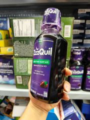 Siro hỗ trợ giấc ngủ ban đêm Vicks Nyquil ZzzQuil Nighttime Sleep Aid 354ml (Warming Berry)