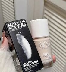 (Tone 1N00) Kem Nền Trang Điểm Make Up For Ever HD Skin Hydra Glow Hydrating Foundation Chính Hãng
