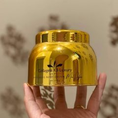 (250g) Kem Dưỡng Trắng Da Collagen X3 Luxury Đông Anh Mix Saffron - Trắng Sáng, Mềm Mịn, Chống Nắng SPF 45+++ Chính Hãng