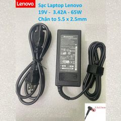 Sạc máy tính Laptop Lenovo 20V - 3.25A / 20V - 2.25A  / 19V - 3.42A Chân Vuông-Chân nhỏ-Chân kim to 651333