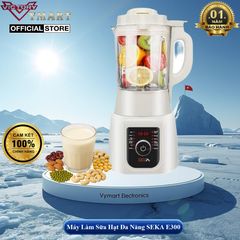 Máy Làm Sữa Hạt Đa Năng SEKA E300 - Dung Tích 1.75L, 12 Chức Năng, Chất Liệu Thủy Tinh Bền Bỉ - Hàng Chính Hãng Chất Lượng Cao