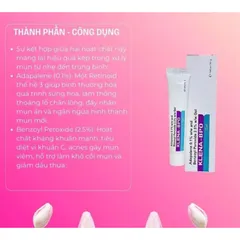 Klena BPO Adapa 0.1% and Benzoyl Peroxide 2.5% 30gram