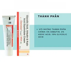 Kem Demelan 5% Arbutin 10% AHA Dưỡng Trắng Sáng Da, Giảm Mờ Thâm Nám dung tích 20gram