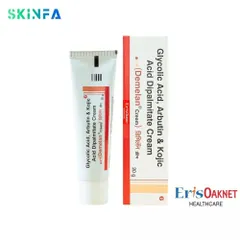 Kem Demelan 5% Arbutin 10% AHA Dưỡng Trắng Sáng Da, Giảm Mờ Thâm Nám dung tích 20gram