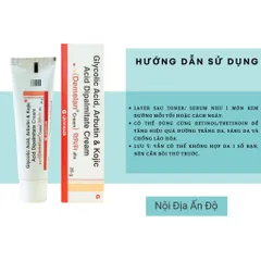 Kem Demelan 5% Arbutin 10% AHA Dưỡng Trắng Sáng Da, Giảm Mờ Thâm Nám dung tích 20gram