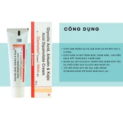 Kem Demelan 5% Arbutin 10% AHA Dưỡng Trắng Sáng Da, Giảm Mờ Thâm Nám dung tích 20gram