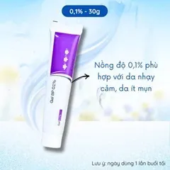 Kem mụn Klena Forte 0.1% 0.3% Hỗ Trợ Giảm Mụn Trứng Cá và Mụn Ẩn Mờ Thâm Căng Bóng