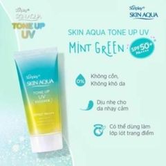 Kem Chống Nắng Skin Aqua Nâng Tone Trắng Sáng Tone Up UV SPF 50+ PA++++ SunPlay 80gr