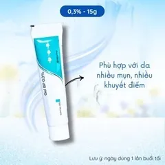 Kem mụn Klena Forte 0.1% 0.3% Hỗ Trợ Giảm Mụn Trứng Cá và Mụn Ẩn Mờ Thâm Căng Bóng