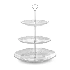 Đĩa bánh 3 tầng Diamante 35cm IVV