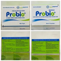 Probio - 14 gói x 1 gram - Vi sinh sống dạng động khô, giúp cân bằng hệ vi sinh đường ruột date 8/2026