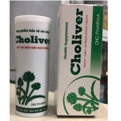 Choliver - 100 viên - hỗ trợ thông mật, lợi gan, bảo vệ gan, tăng cường chức năng gan