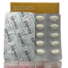 Calci-D3 - 100 viên - hỗ trợ tăng cường phát triển xương, răng; giảm nguy cơ loãng xương ở người cao tuổi