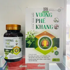Viên thảo mộc Vương Phế Khang (XUYÊNN TÂMM LIÊN) - 30 viên - hỗ trợ bổ phế, giảm ho, tiêu đờm, sổ mũi, ngạt mũi, đau họng