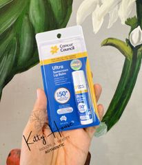 [Nhập khẩu chính ngạch] Son Dưỡng Môi Chống Nắng Cancer Council Ultra Sunscreen Lip Balm SPF50+ 4g