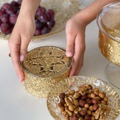 Thố IVV Arabesque Gold Leaf 12cm