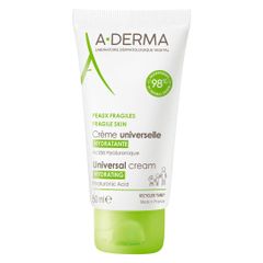 Kem dưỡng ẩm làm dịu và phục hồi da mỏng manh A-Derma Essential Universal Cream 50ml giúp da ẩm mượt