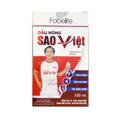 Fobelife Dầu Nóng Sao Việt Xoa Bóp Giảm Nhanh Bong Gân, Đau Nhức Xương Khớp 100ml