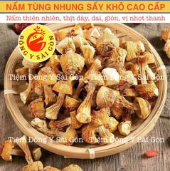 Nấm Tùng Nhung 100gram HÀNG TỰ NHIÊN (Nấm quý nấu canh dưỡng sinh, lẩu nấm, phục hồi sức khỏe)