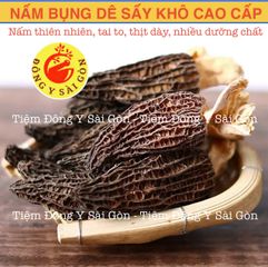Nấm Bụng Dê 100gram HÀNG TỰ NHIÊN, THỊT DẦY (Nguyên liệu nấu canh, hầm bổ dưỡng) 651915