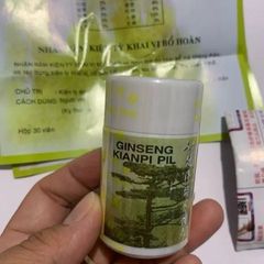 (Hộp 30 Viên - Loại Thường) Viên Uống Tăng Cân Ginseng Kianpi Pil ( Nhân sâm kiện tỳ khai vị bổ hoàn ) Hỗ Trợ Tăng cảm giác Thèm Ăn và Giấc Ngủ Ngon chính hãng