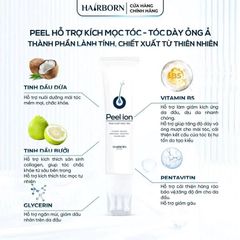 [Chính hãng] Lăn mọc tóc 5in1 HAIRBORN - Tinh chất HAIRBORN mọc tóc ion nano 2 chiều tuýp 60ml.