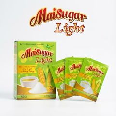 Đường bắp maisugar light, hộp 50 gói, hàng mới date mới