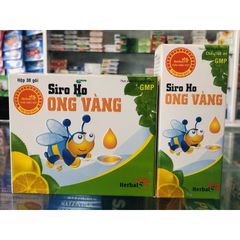 Siro ho Ong Vàng - giảm ho, khan tiếng, ngứa cổ, đau họng