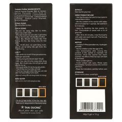 [bán lẻ từng gói] Dạng GEL Nhuộm tóc phủ bạc dượcc liệuu Thái Dương - 10gram/gói